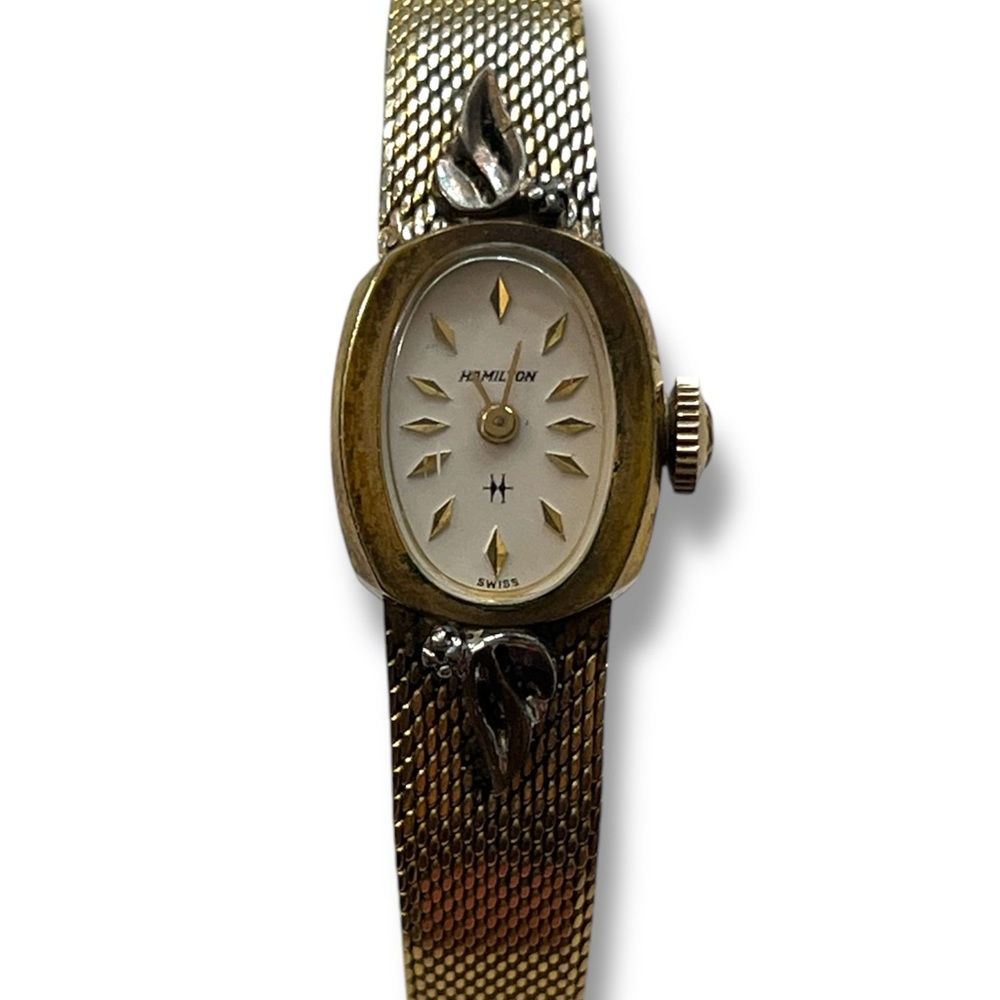 Hamilton Gold tone Women's Watch 1960s Vintage